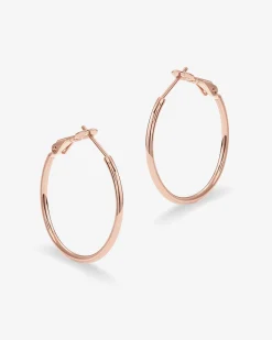 PAVOI Hoops-Clasp Back Thin Hoops