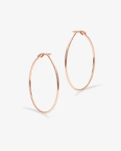 PAVOI Hoops-Clasp Back Thin Hoops
