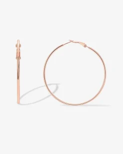 PAVOI Hoops-Clasp Back Thin Hoops