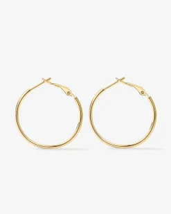 PAVOI Hoops-Clasp Back Thin Hoops