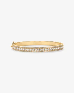 PAVOI Bangles-Classic Cubic Zirconia Bangle Bracelet