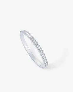 PAVOI Bangles-Classic Cubic Zirconia Bangle Bracelet