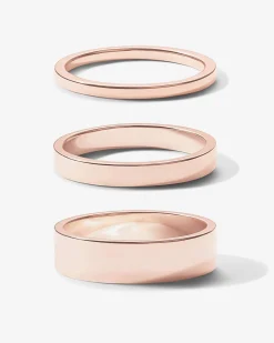 PAVOI Stackable-Classic Stacking Ring Set