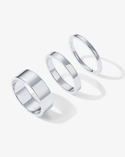 PAVOI Stackable-Classic Stacking Ring Set