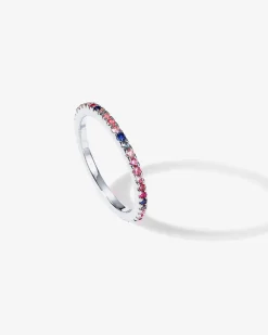 PAVOI Stackable|Eternity-Colored Mila Eternity Band