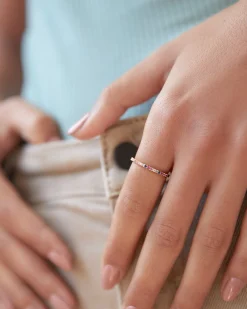 PAVOI Stackable|Eternity-Colored Mila Eternity Band