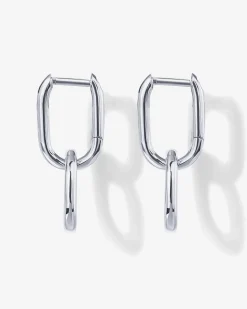 PAVOI Dangle & Threader|Huggies-Convertible Paper Clip Link Hoops