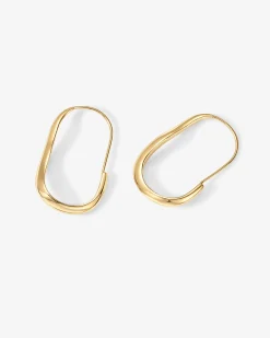 PAVOI Dangle & Threader|Hoops-Crete Wavy Hoops