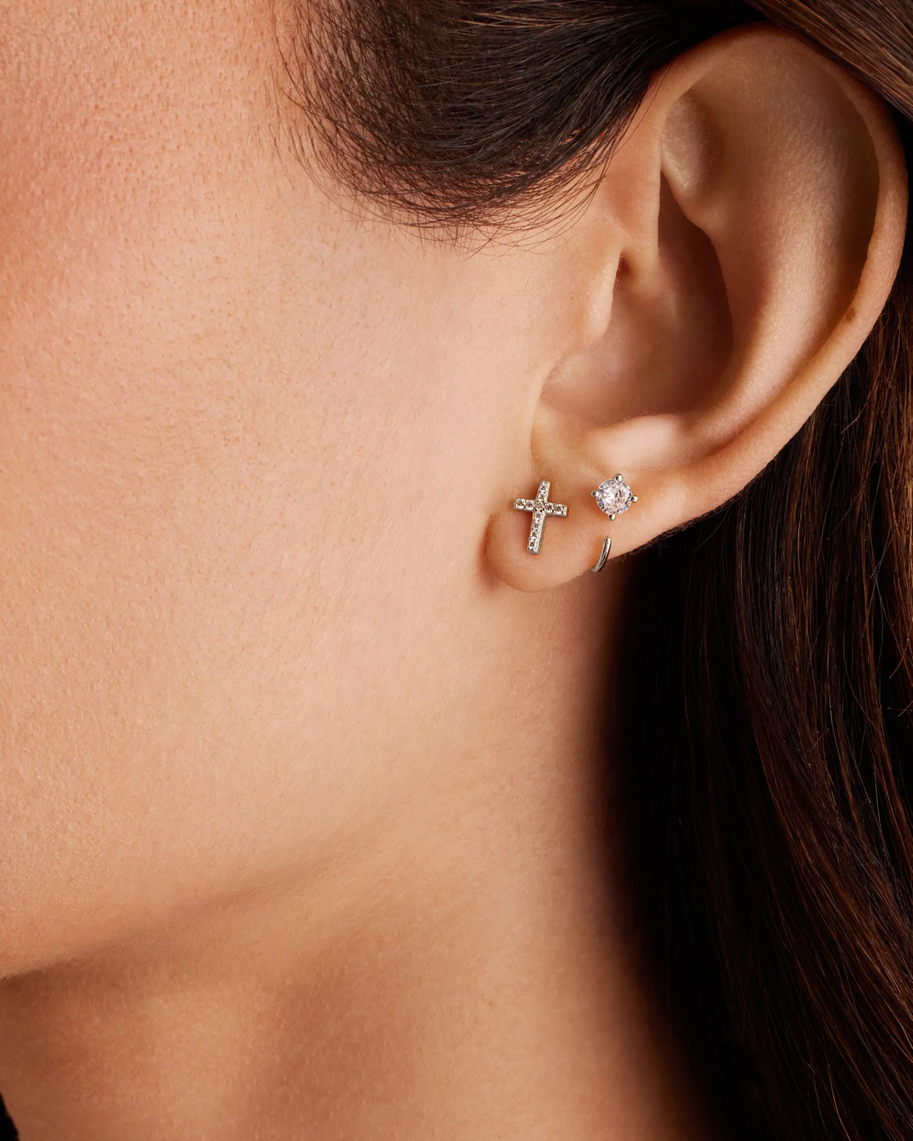 PAVOI Studs-Cross Earrings