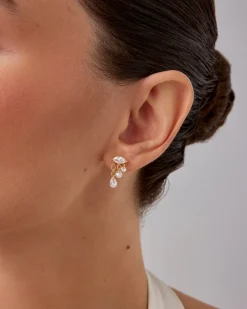 PAVOI Dangle & Threader|Flat Backs-Crying Dangle Studs