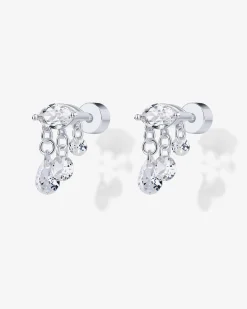 PAVOI Dangle & Threader|Flat Backs-Crying Dangle Studs