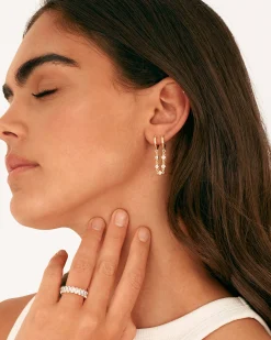 PAVOI Chain Earrings|Dangle & Threader-Cubic Zirconia Chain Earrings