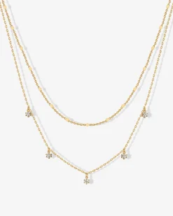 PAVOI Layered-Cubic Zirconia Chain Necklace