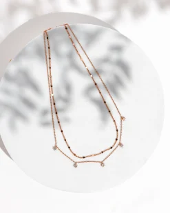 PAVOI Layered-Cubic Zirconia Chain Necklace