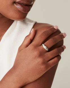 PAVOI Stackable-Cubic Zirconia Croissant Ring