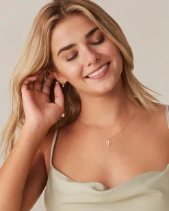PAVOI Pendants-Cubic Zirconia Cross Pendant