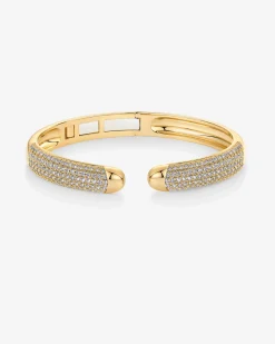 PAVOI Bangles-Cubic Zirconia Pave Bangle