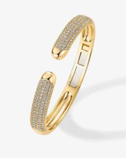 PAVOI Bangles-Cubic Zirconia Pave Bangle