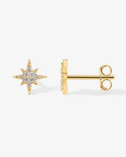 PAVOI Studs-Cubic Zirconia Star Stud Earrings