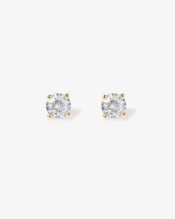 PAVOI Flat Backs|Studs-Cubic Zirconia Stud Screwbacks