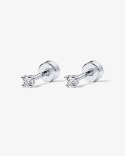 PAVOI Flat Backs|Studs-Cubic Zirconia Stud Screwbacks