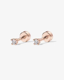PAVOI Flat Backs|Studs-Cubic Zirconia Stud Screwbacks