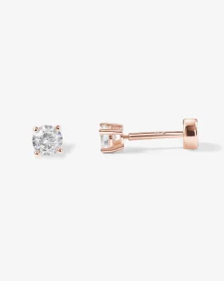 PAVOI Flat Backs|Studs-Cubic Zirconia Stud Screwbacks