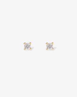 PAVOI Flat Backs|Studs-Cubic Zirconia Stud Screwbacks