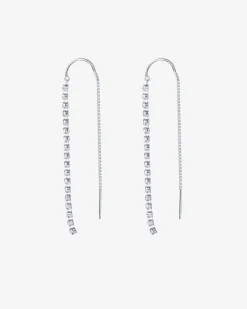 PAVOI Dangle & Threader-Cubic Zirconia Threader Earrings