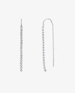 PAVOI Dangle & Threader-Cubic Zirconia Threader Earrings
