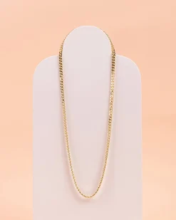 PAVOI Chains-Curb Chain Adjustable Necklace