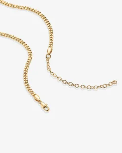 PAVOI Chains-Curb Chain Adjustable Necklace