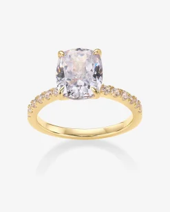 PAVOI Engagement-Cushion Cut Engagement Ring