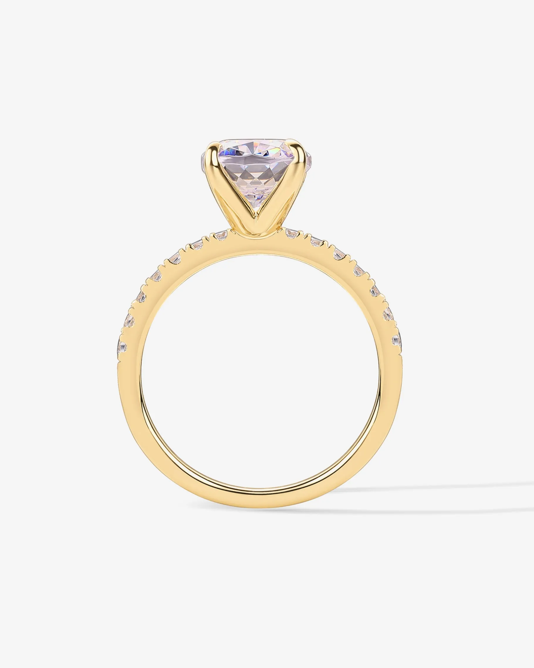 PAVOI Engagement-Cushion Cut Engagement Ring