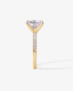 PAVOI Engagement-Cushion Cut Engagement Ring