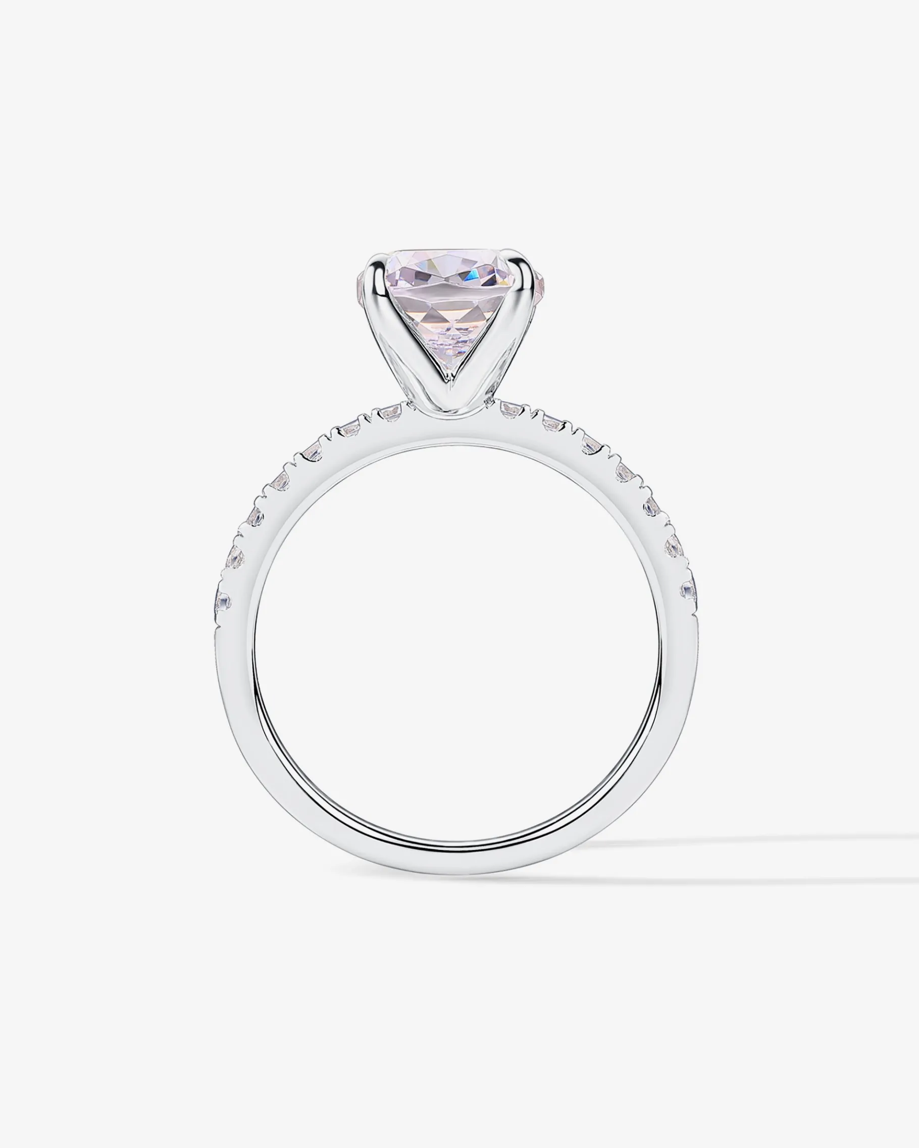 PAVOI Engagement-Cushion Cut Engagement Ring
