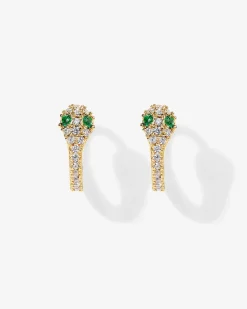 PAVOI Huggies-CZ Snake Huggie Earrings