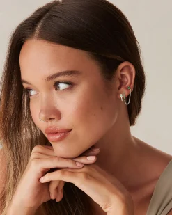 PAVOI Huggies-CZ Snake Huggie Earrings