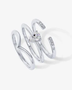 PAVOI Stackable-Dahlia Stackable Ring Set