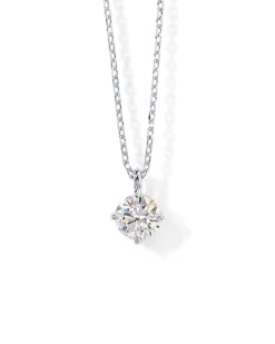 PAVOI Pendants-Dainty CZ Solitaire Pendant Necklace