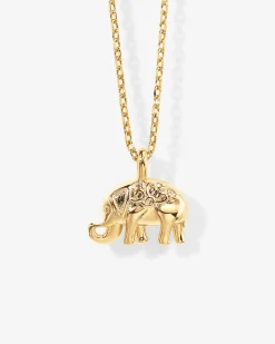 PAVOI Pendants-Dainty Elephant Pendant Necklace