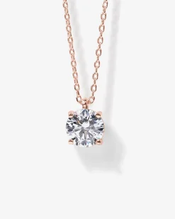 PAVOI Pendants-Danty CZ Solitaire Necklace