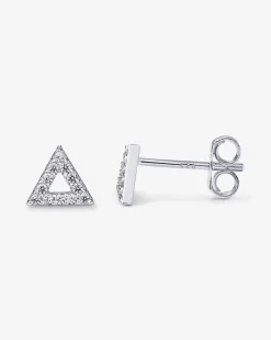 PAVOI Studs-Delta CZ Earrings