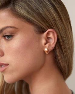PAVOI Hoops-Dome Huggie Earring