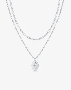 PAVOI Pendants|Layered-Double Star Pendant