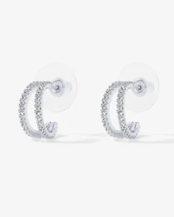 PAVOI Huggies|Hoops-Double Trouble Hoops