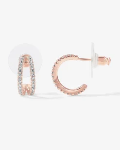 PAVOI Huggies|Hoops-Double Trouble Hoops