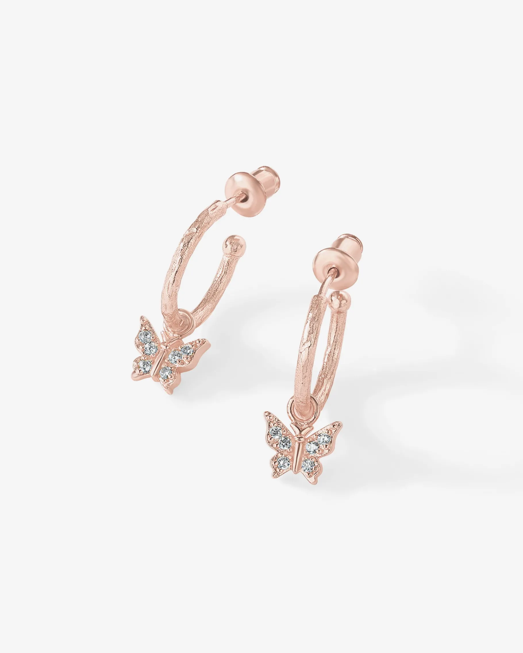 PAVOI Dangle & Threader|Hoops-Drop Butterfly Hoops