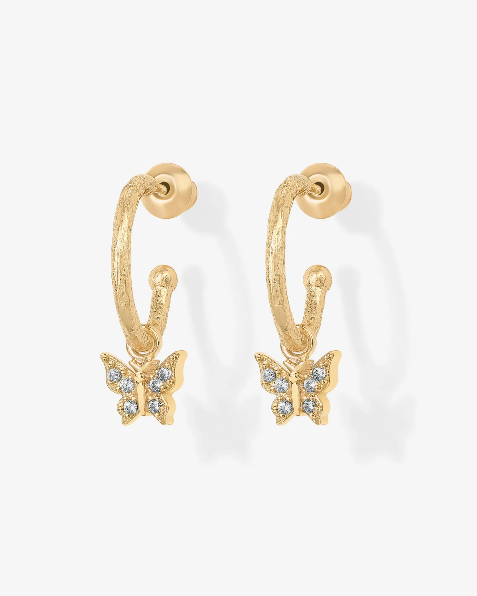 PAVOI Dangle & Threader|Hoops-Drop Butterfly Hoops