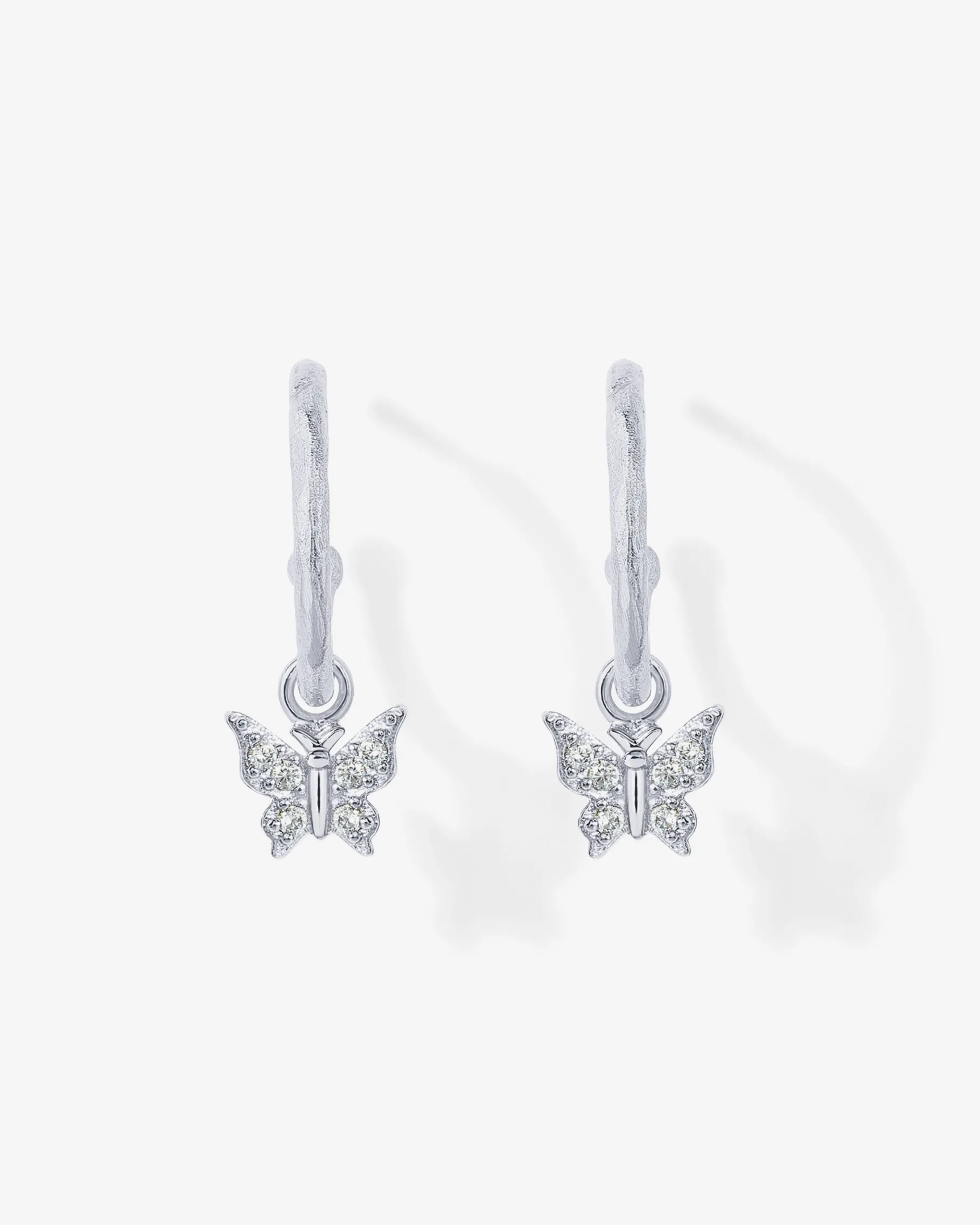 PAVOI Dangle & Threader|Hoops-Drop Butterfly Hoops